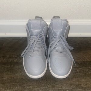 Clean High Top Sneakers – Light Grey, Great Condition